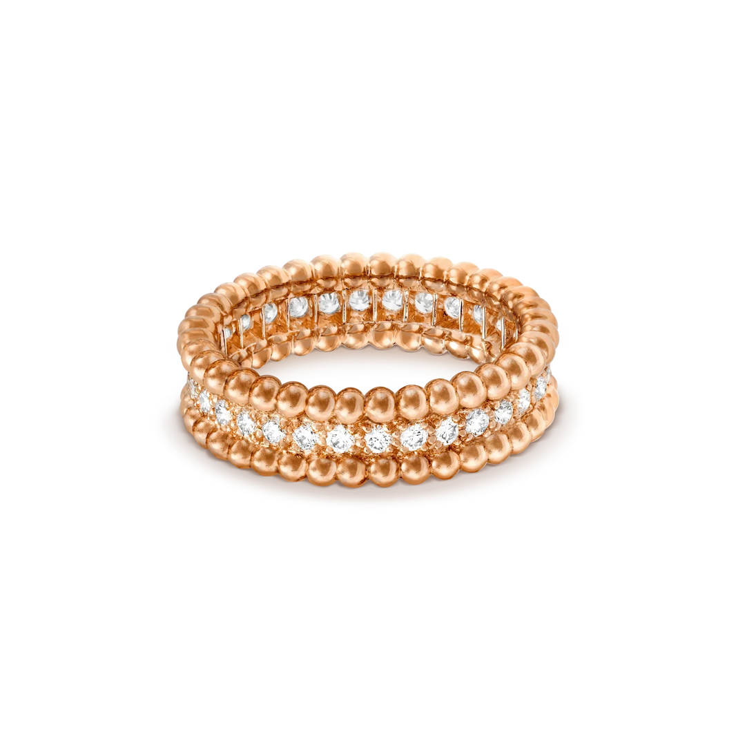[LORA]PERLEE DIAMOND ROSE GOLD RING
