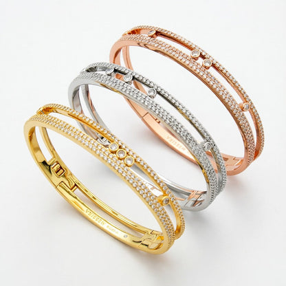 [Luna Brilliance]Move Romane pavé bangle