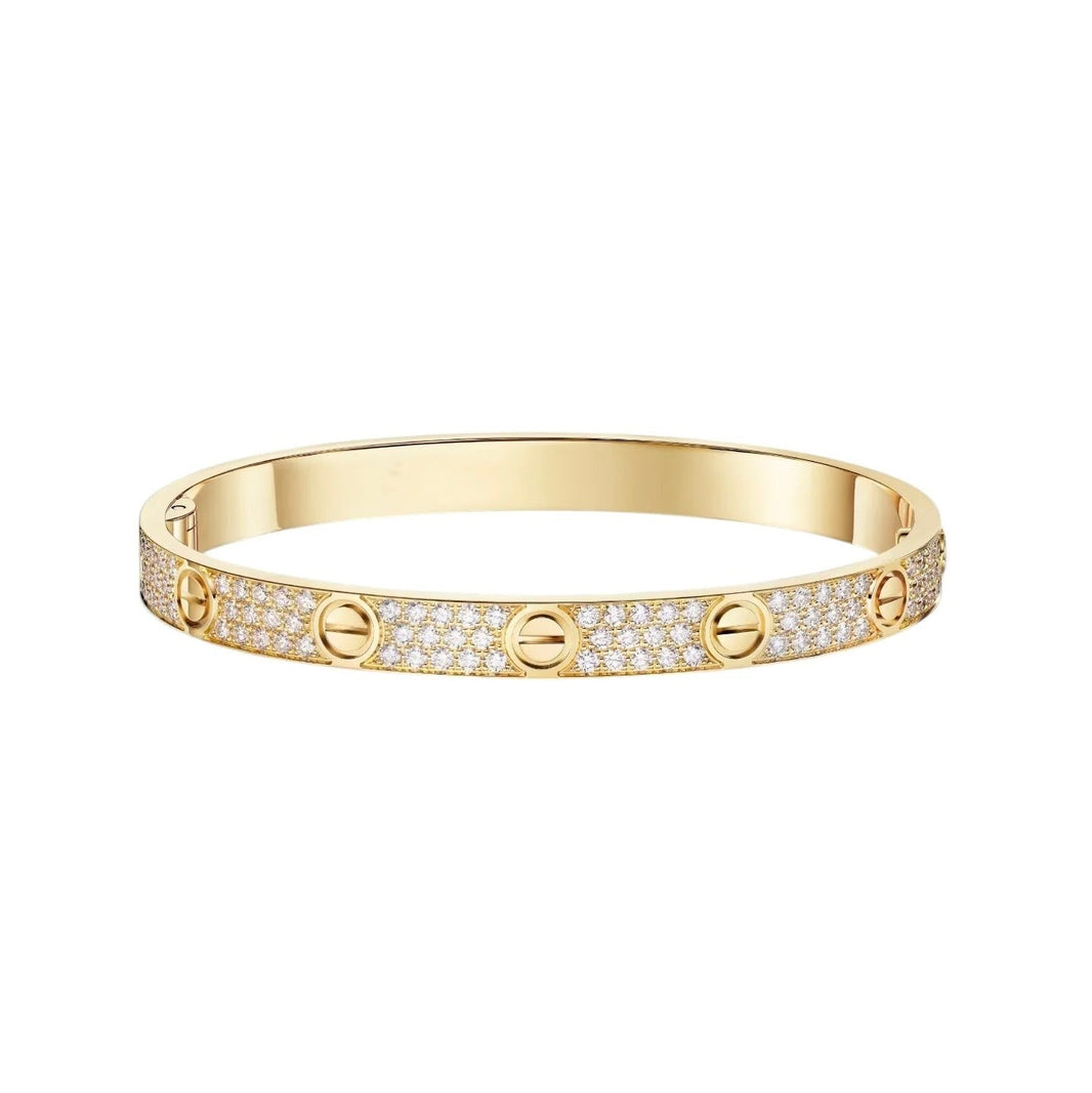 [LORA] LOVE BRACELET 6.1MM DIAMOND-PAVED