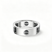 [Luna Brilliance]LOVE RING 5.5MM NO DIAMONDS  CERAMIC