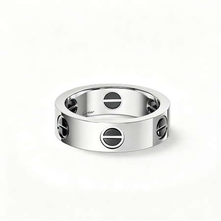 [Luna Brilliance]LOVE RING 5.5MM NO DIAMONDS  CERAMIC