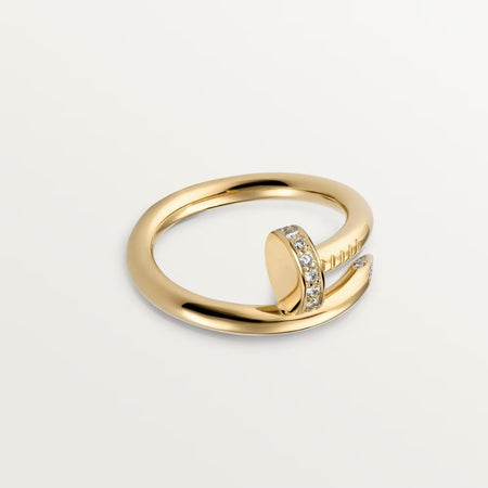 [Luna Brilliance]JUSTE RING 2.6MM HALF DIAMOND