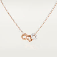[Luna Brilliance]LOVE 6 DIAMOND PENDANT NECKLACE