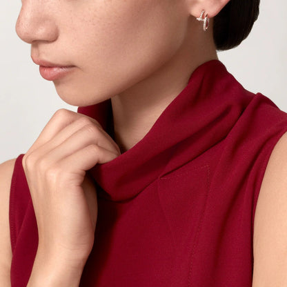 [Luna Brilliance]JUSTE FULL DIAMOND SMALL EARRINGS