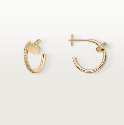 [Luna Brilliance]JUSTE FULL DIAMOND SMALL EARRINGS