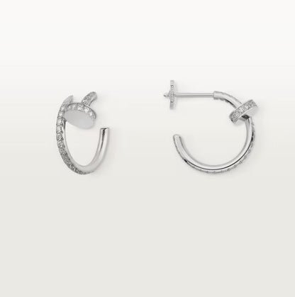 [Luna Brilliance]JUSTE FULL DIAMOND SMALL EARRINGS
