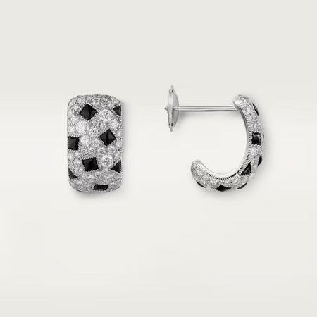 [Luna Brilliance]PANTHERE MINI FULL DIAMOND EARRINGS