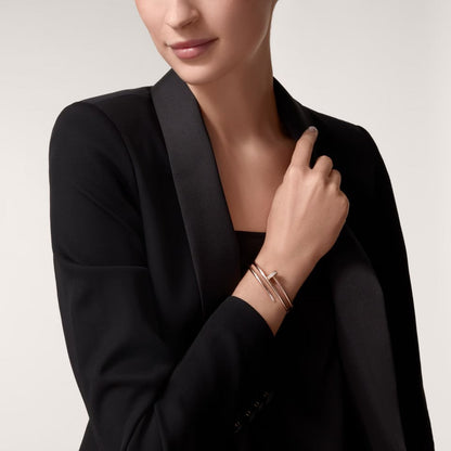 [Luna Brilliance]JUSTE BRACELET 3.5MM DOUBLE ROW DIAMOND