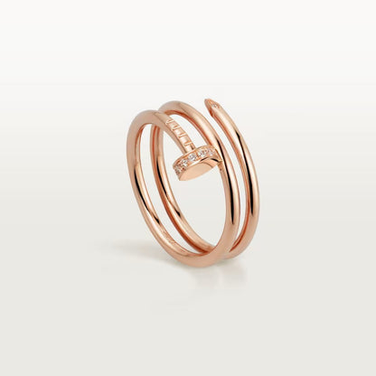 [Luna Brilliance]JUSTE RING 4.8MM HALF DIAMOND