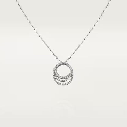 [Luna Brilliance]ETINCELLE  FULL DIAMOND NECKLACE