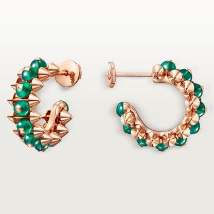 [Luna Brilliance]CLASH 7.9MM AGATE CHALCEDONY EARRINGS