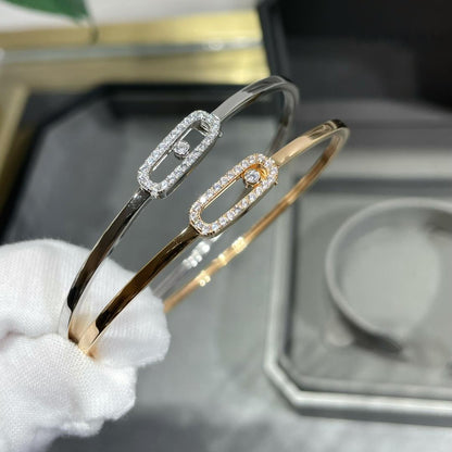 [Luna Brilliance]Move Uno pavé flex bangle medium