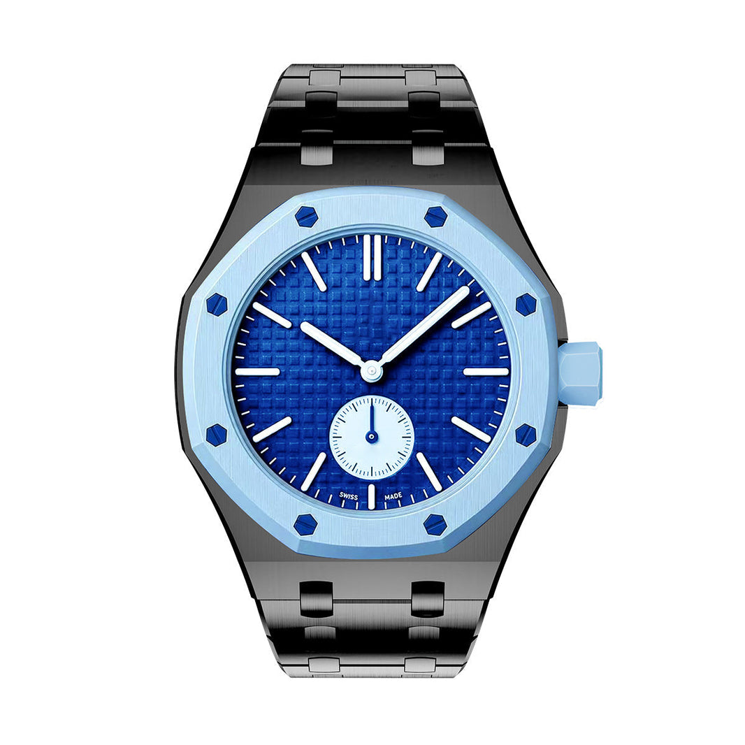 Oak Pop Exclusive Black Steel Strap