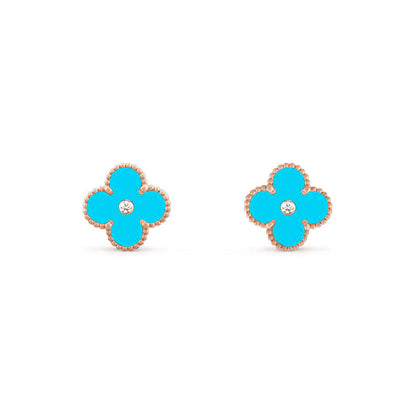 [Luna Brilliance]CLOVER  15MM DIAMOND EARRINGS COLLECTION