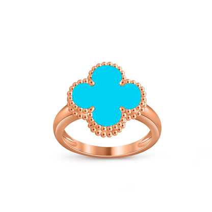 [LUXE]CLOVER RING ROSE GOLD COLLECTION