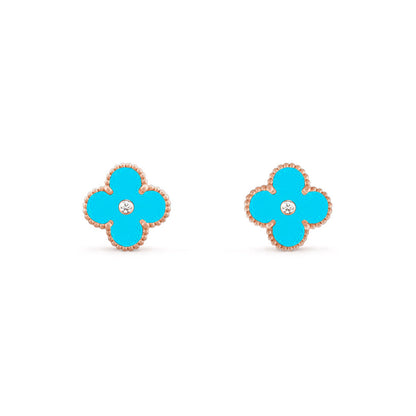 [Luna Brilliance]CLOVER  15MM DIAMOND EARRINGS COLLECTION