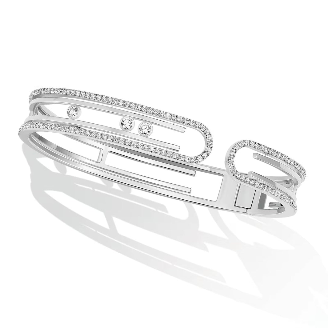 [Luna Brilliance]MOVE 10TH PAVED DIAMOND BRACELET