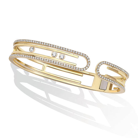 [Luna Brilliance]MOVE 10TH PAVED DIAMOND BRACELET