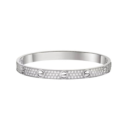 [Luna Brilliance]LOVE BRACELET 6.1MM DIAMOND-PAVED