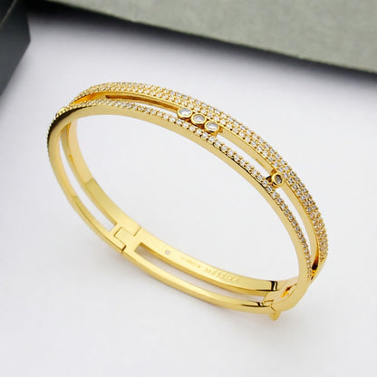[Luna Brilliance]Move Romane pavé bangle