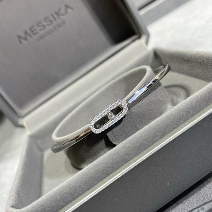 [Luna Brilliance]Move Uno pavé flex bangle medium