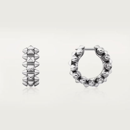 [Luna Brilliance]CLASH MINI HOOP EARRINGS