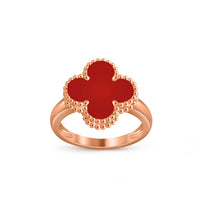 [LUXE]CLOVER RING ROSE GOLD COLLECTION