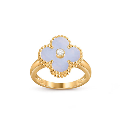 [Luna Brilliance]CLOVER DIAMOND RING GOLD COLLECTION