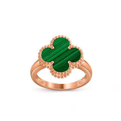 [Luna Brilliance]CLOVER RING ROSE GOLD COLLECTION