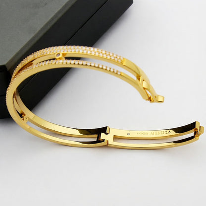[Luna Brilliance]Move Romane pavé bangle