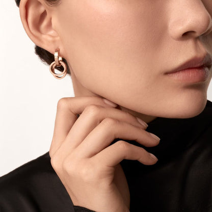 [Luna Brilliance]LOVE 3.3MM DANGLE EARRINGS