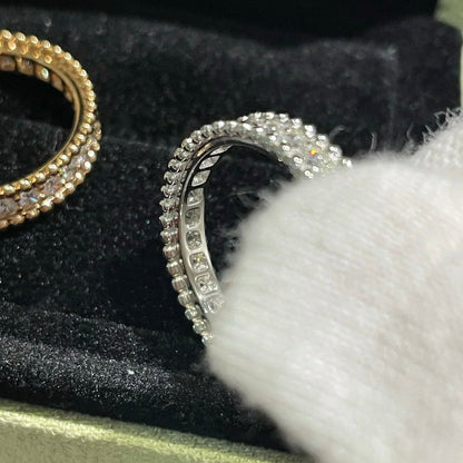 [Luna Brilliance]PERLEE DIAMOND SILVER RING
