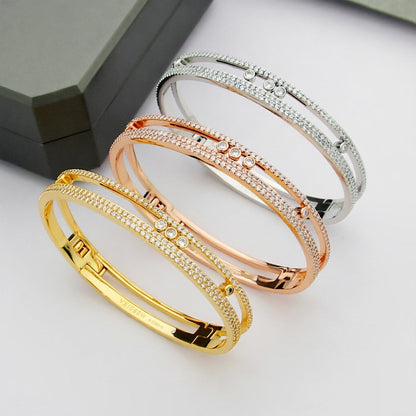 [Luna Brilliance]Move Romane pavé bangle