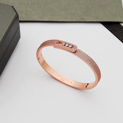 [Luna Brilliance]Move Noa Full Pavé Diamond Bangle Bracelet