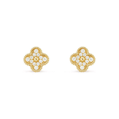 [Luna Brilliance]CLOVER  9.5MM EARRINGS COLLECTION