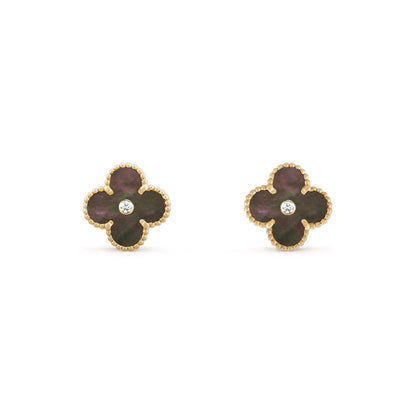 [Luna Brilliance]CLOVER  15MM DIAMOND EARRINGS COLLECTION