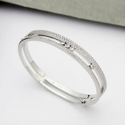 [Luna Brilliance]Move Romane pavé bangle