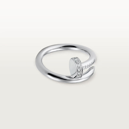 [Luna Brilliance]JUSTE RING 2.6MM HALF DIAMOND