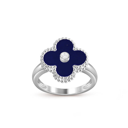 [Luna Brilliance]CLOVER SILVER DIOMND RING COLLECTION