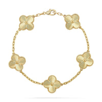 [Luna Brilliance]CLOVER 5 MOTIF LASER BRACELET COLLECTION
