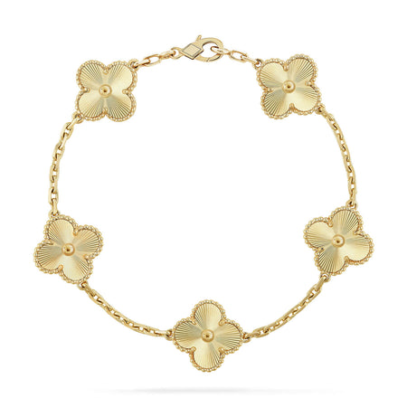 [Luna Brilliance]CLOVER 5 MOTIF LASER BRACELET COLLECTION