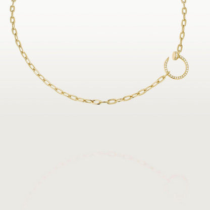 [Luna Brilliance]JUSTE NECKLACE FULL DIAMONDS