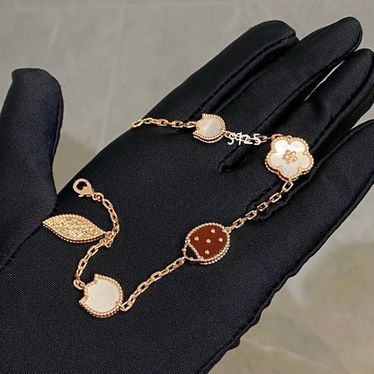 [Luna Brilliance]LUCKY SPRING 5 MOTIF BRACELET