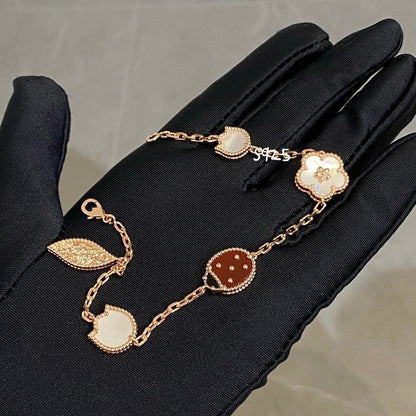 [Luna Brilliance]LUCKY SPRING 5 MOTIF BRACELET