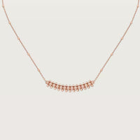 [Luna Brilliance]CLASH  SMALL FULL DIAMOND NECKLACE