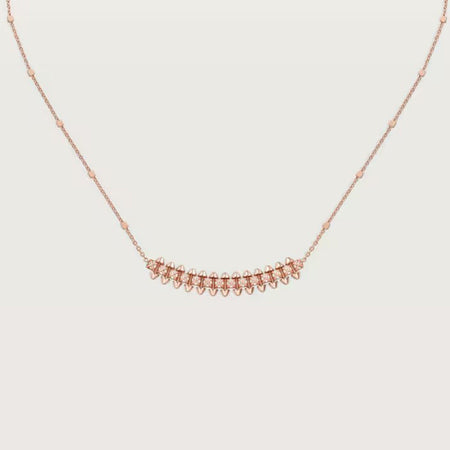[Luna Brilliance]CLASH  SMALL FULL DIAMOND NECKLACE
