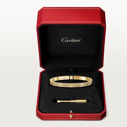 [Luna Brilliance]LOVE BRACELET 4.8MM DIAMOND-PAVED
