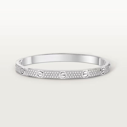 [Luna Brilliance]LOVE BRACELET 4.8MM DIAMOND-PAVED