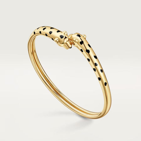 [Luna Brilliance]PANTHERE DOUBLE HEADED OPEN BRACELET