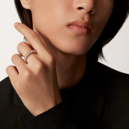 [Luna Brilliance]CLASH 6.4MM SMALL FULL DIAMOND RING